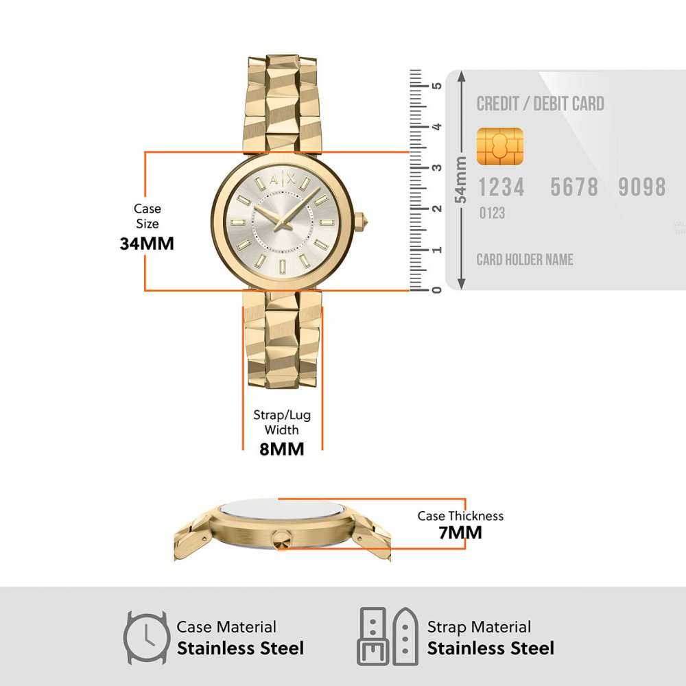 A|X アルマーニ エクスチェンジ ARMANI EXCHANGE 腕時計 レディース ステンレス AUDORA AX4409 【2026 新作】