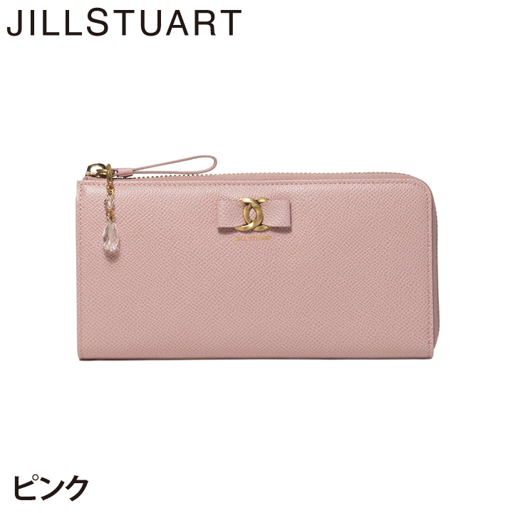 ジル スチュアート 財布 長財布 レディース 牛革 Honey L字ファスナー リボン ギフト JILL STUART