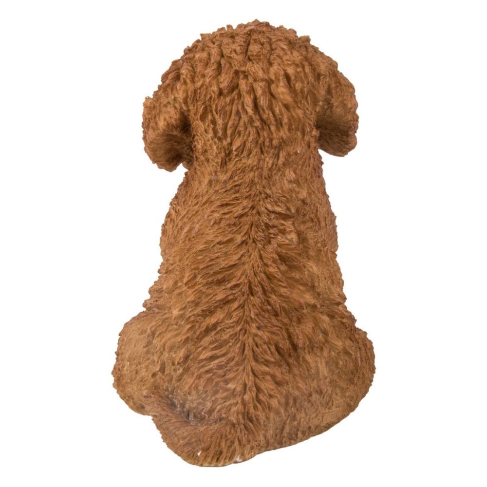 置物 woobia ウービア 犬 ビション お座りビションフリーゼ ブラウン 幅15cm 茶 テディベアカット リアル 本物そっくり イギリス生まれ 職人手彩色 縁起物 戌年 玄関 インテリア 新築祝い 引っ越し祝い 開店祝い 出産祝い 誕生日 お祝い ギフト プレゼント 犬好き