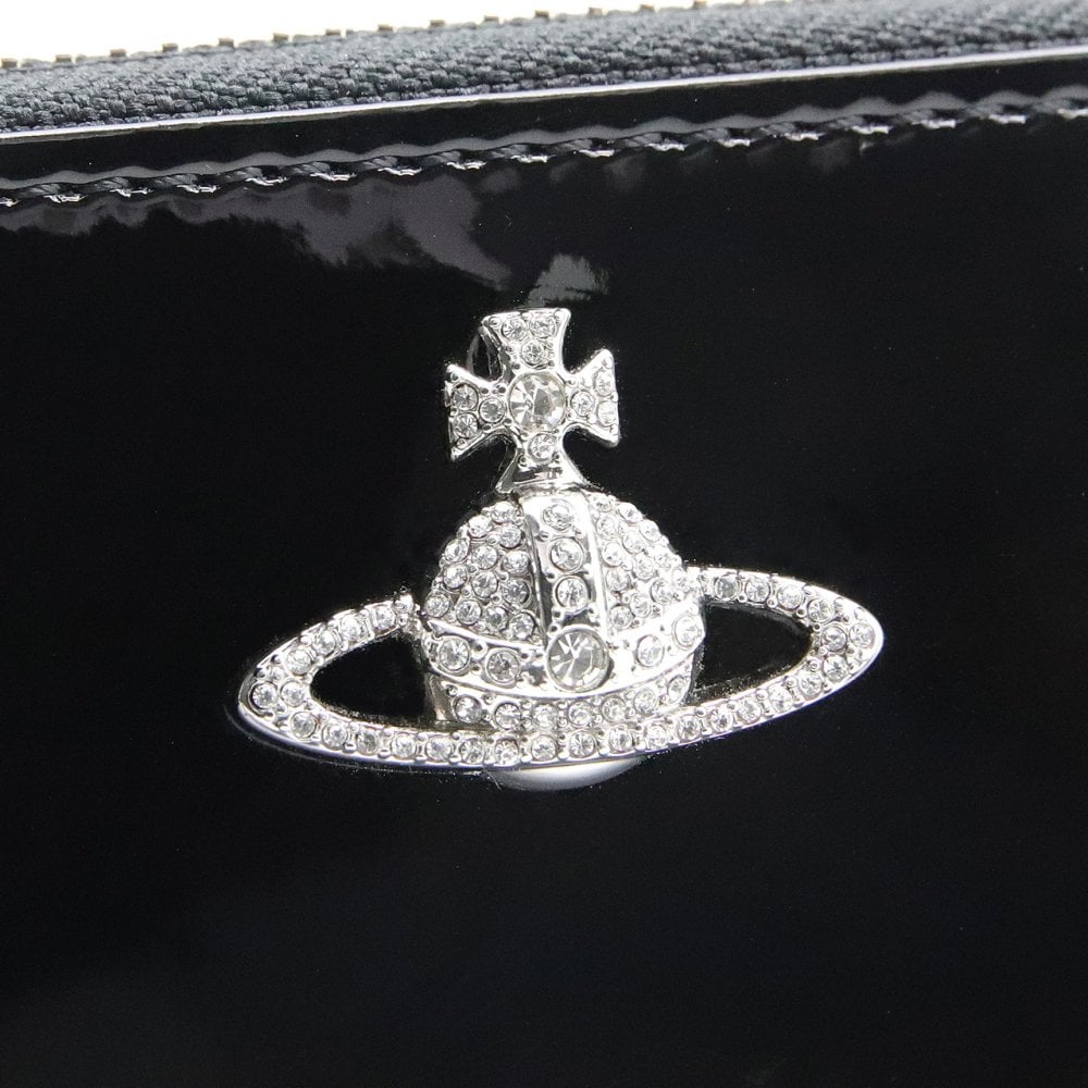 ヴィヴィアンウエストウッド 長財布 レディース メンズ 男女兼用 ラウンドファスナー長財布 Vivienne Westwood ヴィヴィアン パテント ブラック VW4287 (5106005MW-S002O-N404) 【2026年秋冬モデル】 【ラッピング無料 誕生日 お祝い プレゼント ギフト 贈り物】