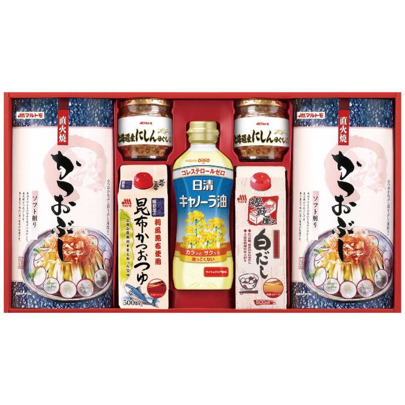 【ギフト対応無料】お歳暮・冬ギフト マルトモ かつお節・調味料ギフト CR-40NS (CR-40NS) ※送料無料(北海道・沖縄は除く)