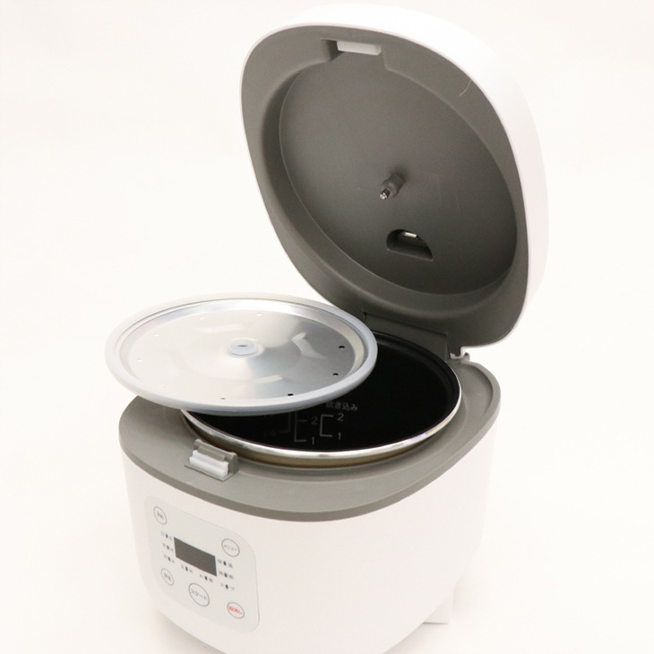 簡単炊飯器コンパクトライスクッカー HK-CRC03WH　送料無料