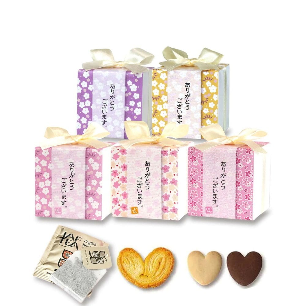 さくら咲く 焼き菓子 紅茶 詰め合わせ ギフト 3種4個入 計20セット クッキー パイ スイーツ 個包装 紅茶ティーバッグ【北海道・沖縄県・離島 配送不可】
