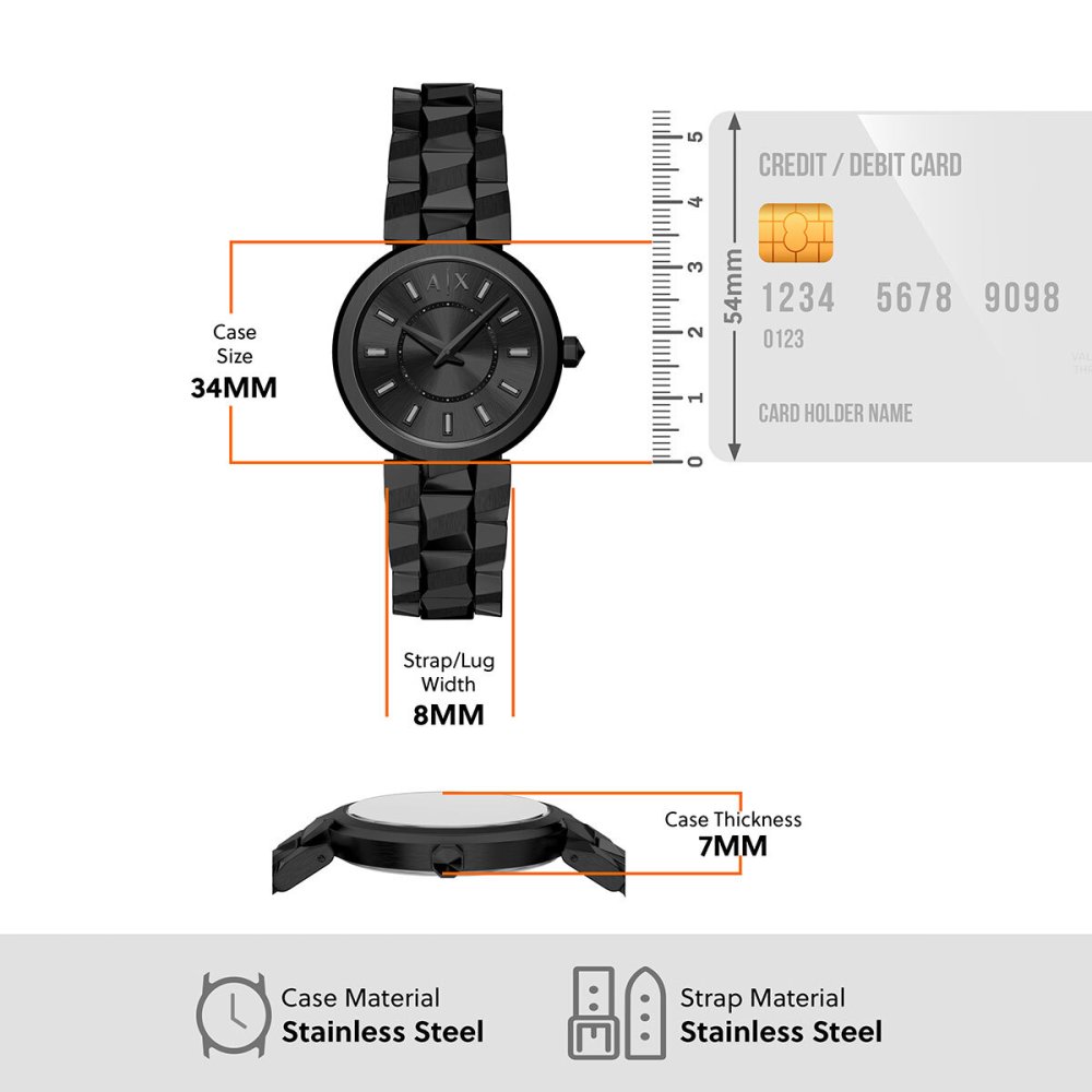 A|X アルマーニ エクスチェンジ ARMANI EXCHANGE 腕時計 レディース ステンレス AX4411 【2026 新作】