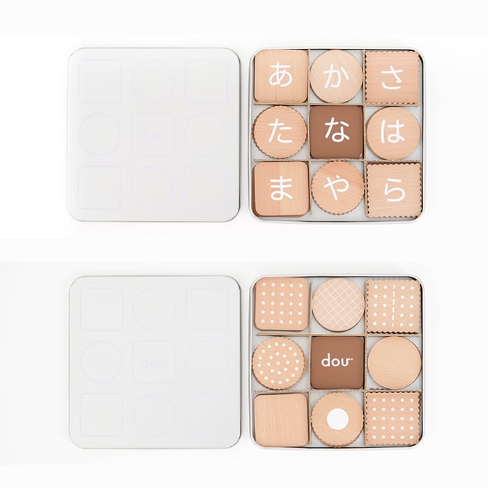 dou? ひらがなbiscuit | パズル おもちゃ 玩具 知育玩具 ひらがな 練習 木製 木のおもちゃ おままごと おしゃれ