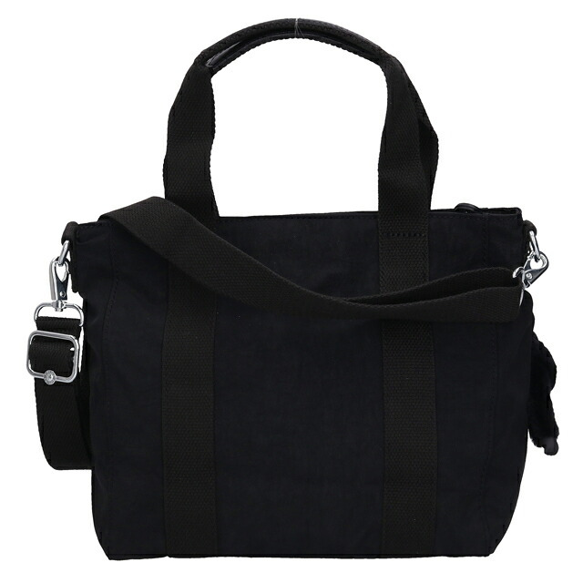 キプリング トートバッグ レディース ブランド Kipling アッセーニ ミニ ミニトートバッグ ロゴ ワンポイント 無地 2WAY KI7149-P39 Black Noir 黒