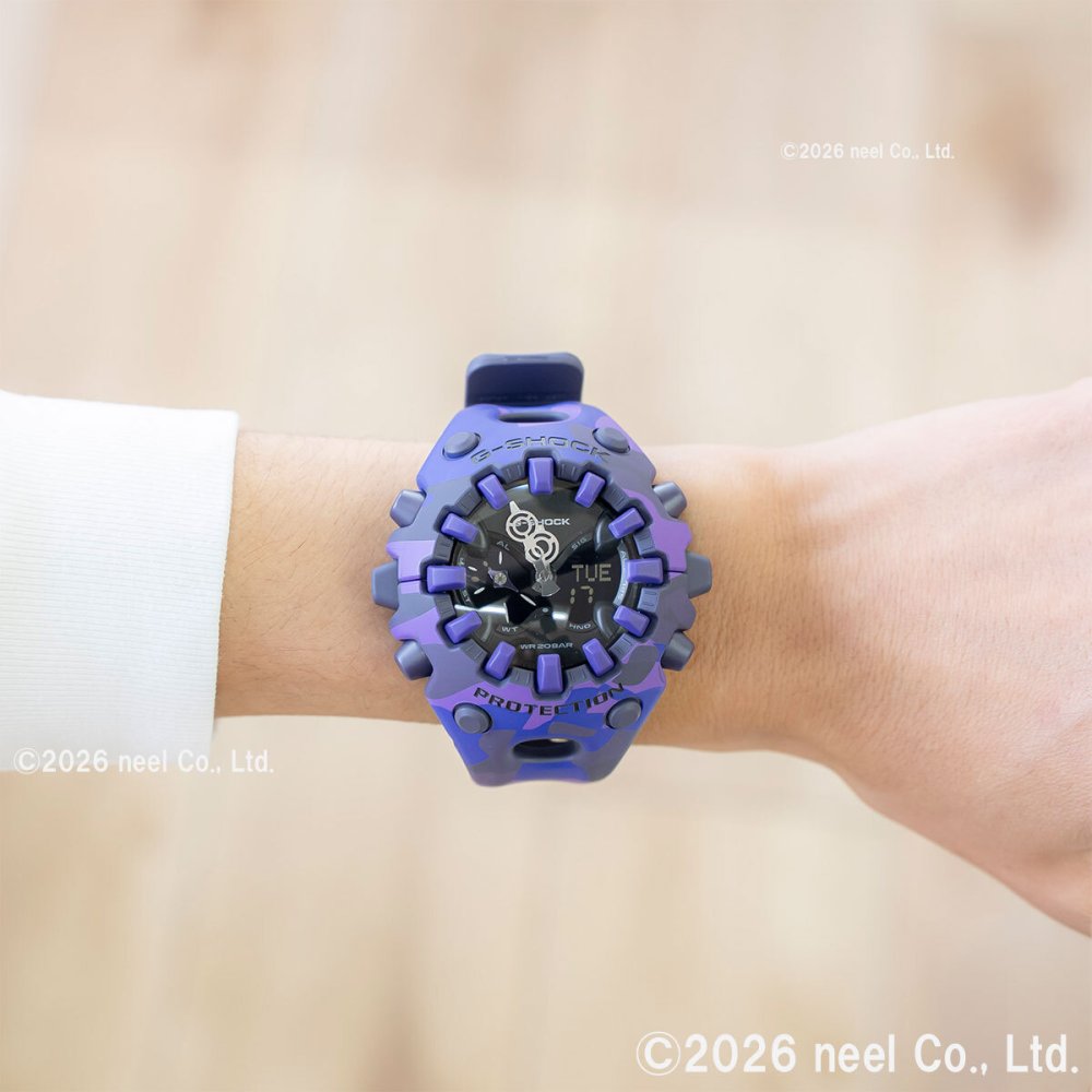 G-SHOCK カシオ Gショック CASIO アナデジ 限定モデル 腕時計 メンズ GA-V01CMG-6AJF BOLD CAMO Series COLOR CAMO パープル【2026 新作】
