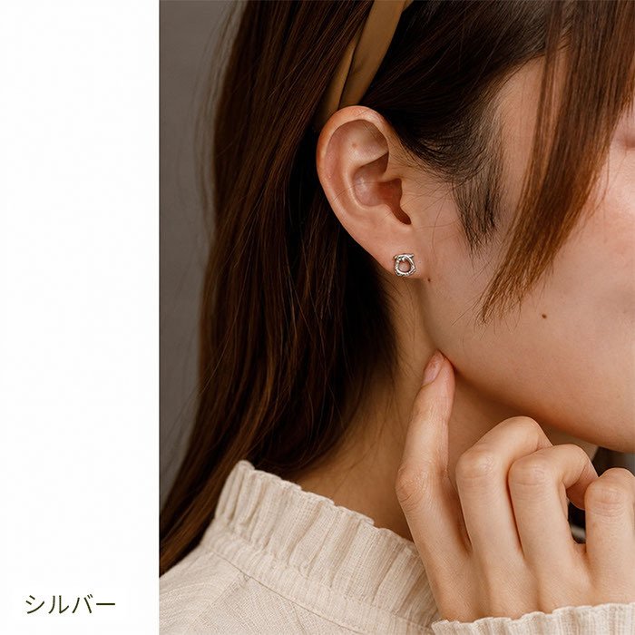 ピアス 金属アレルギー対応 馬蹄 モチーフ ハワイアンジュエリー 片耳用 1個売り サージカルステンレス 316L 大ぶり ホースシュー ゴールド シルバー 大人 おしゃれ ギフト