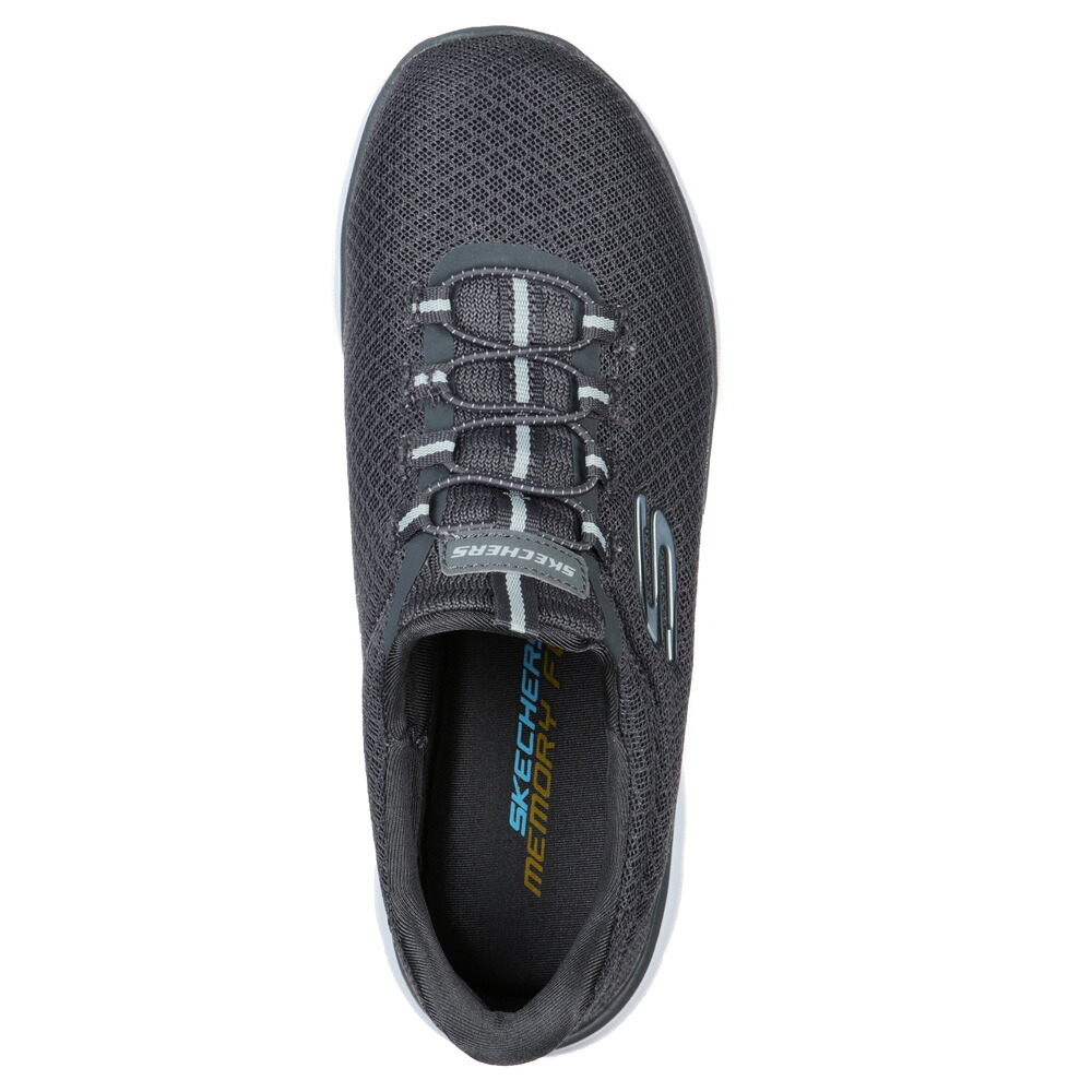 スケッチャーズ レディース スリッポン スニーカー 靴 サミッツ SKECHERS Summits 12980 軽量 ノーマル幅 ひもゴム メモリーフォームインソール