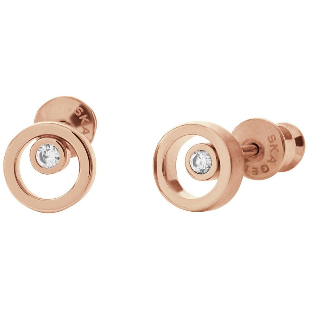 スカーゲン SKAGEN Linje Modern アクセサリー ピアス ローズゴールドトーン レディース SKJ0853791