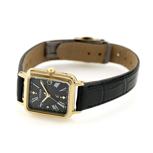 シチズン クロスシー hikari collection Square 2way Model Happy Flight 腕時計 レディース チタン 替えベルト 電波ソーラー CITIZEN xC ES9503-01E