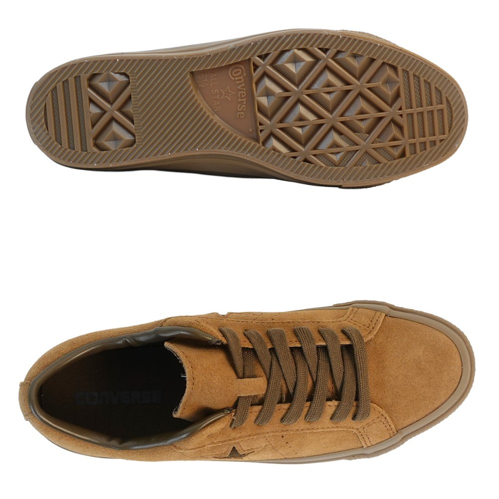 コンバース CONVERSE スニーカー メンズ レディース ローカット ワンスター スエード ウォルナット ONE STAR SUEDE WALNUT