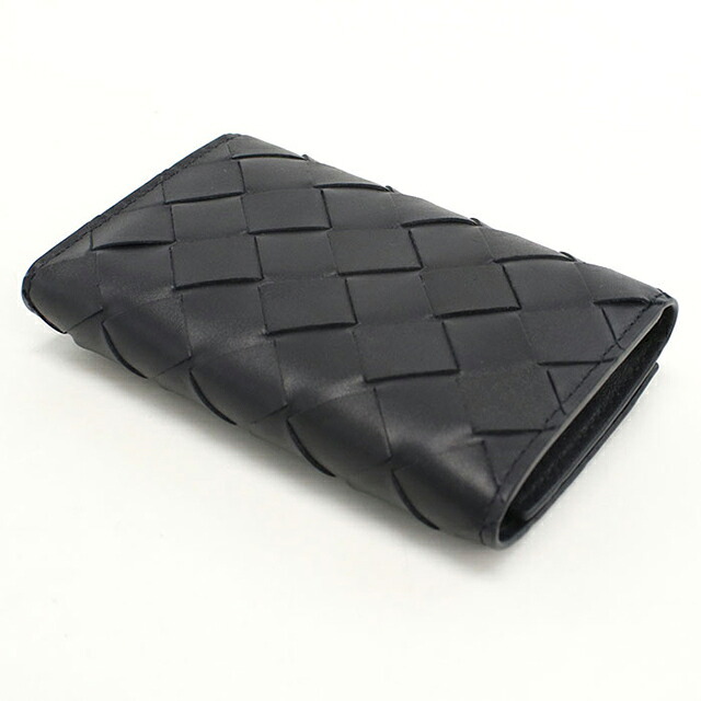 ボッテガ・ヴェネタ 6連キーケース コンパクト メンズ ブランド BOTTEGA VENETA   レザー 630336 ネイビー