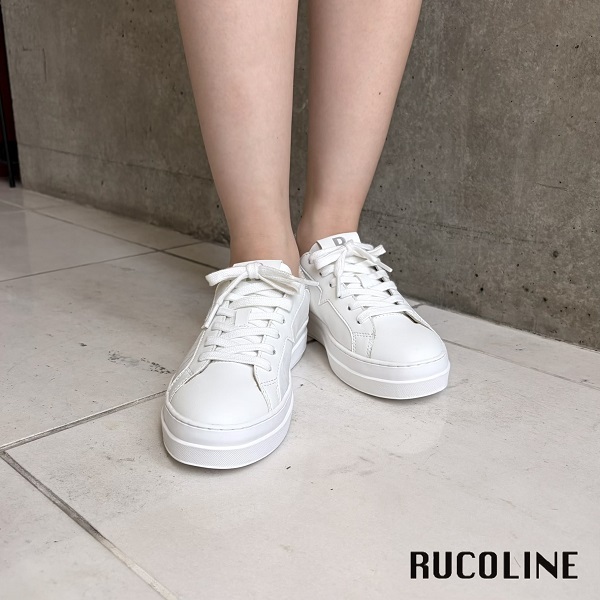ルコライン スニーカー ルコライン 靴 RUCO LINE RUCO-019WH ROSE LUX 花柄生地 ホワイト 白 シルバーラメ 合皮 ローカット ファスナー無し ルコライン シューズ RUCO LINE ルコラインスニーカー フラットソール 新作 取扱店 京都 母の日 ギフト 数量限定
