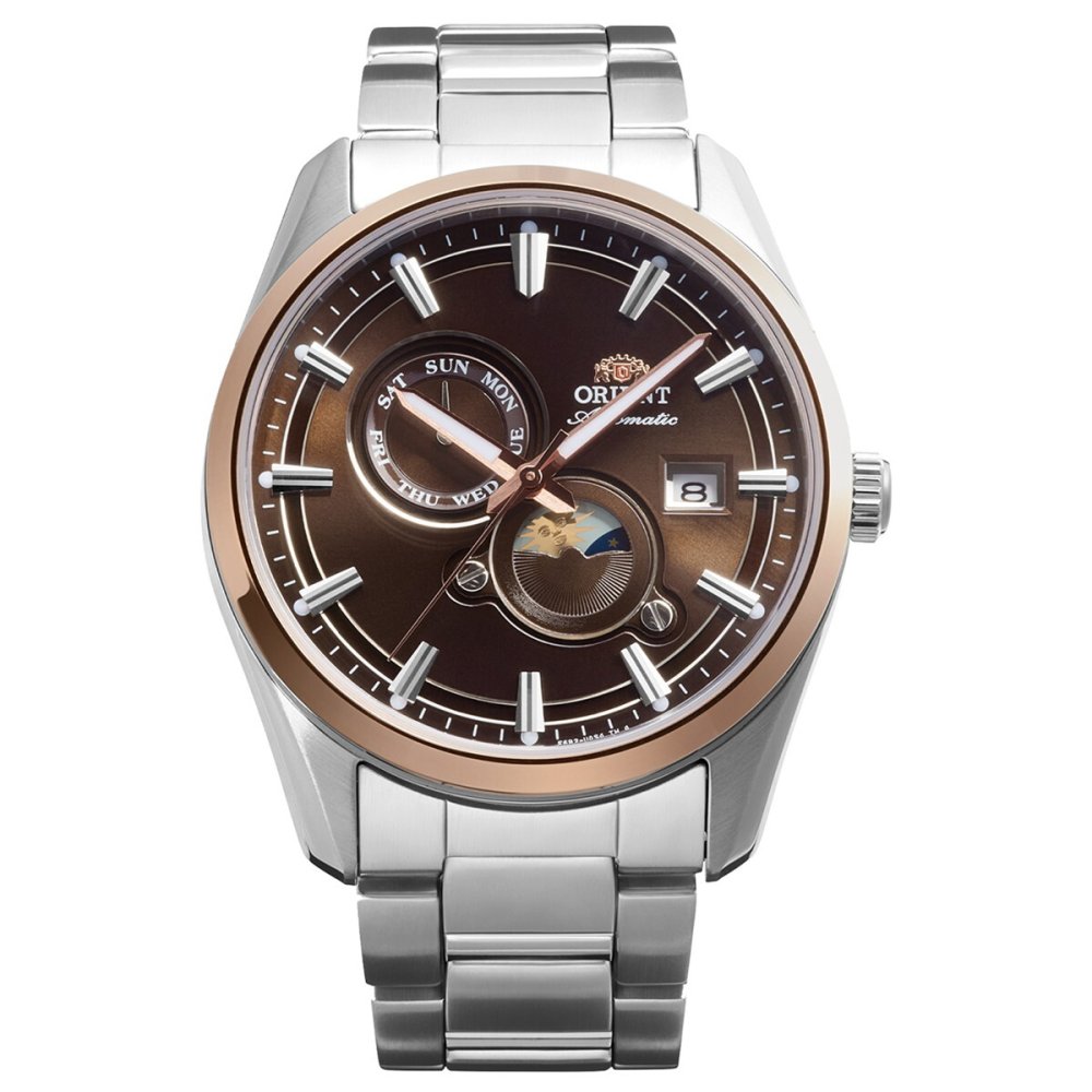 オリエント ORIENT コンテンポラリー Contemporary オリエントストレット サンアンドムーン SUN ＆ MOON 自動巻 腕時計 RN-AK0313Y Orient Stretto【2026 新作】
