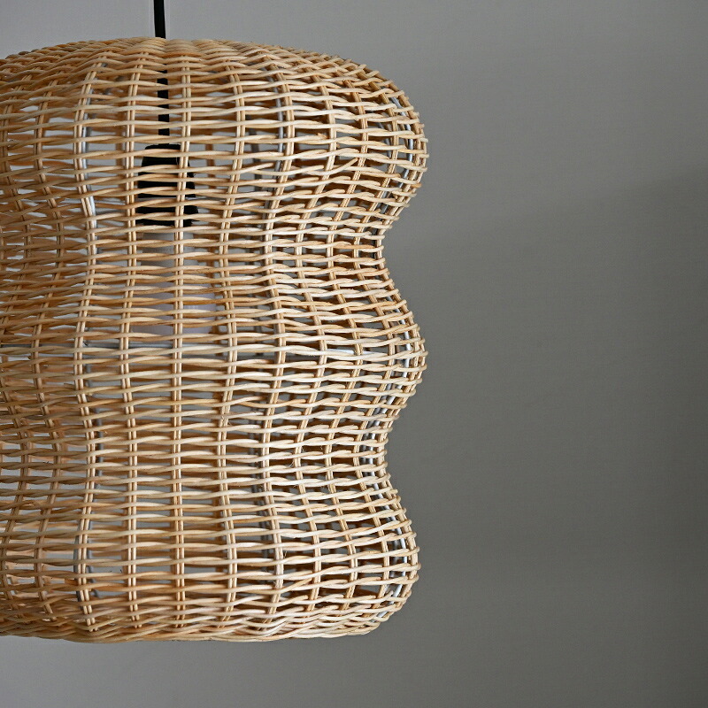 照明 ライト ファームリビング Braided ラタン ランプシェード ベリー 引っ掛けシーリング 北欧 ペンダント LED 対応 雑貨 インテリア 天井 リビング ペンダントランプ ペンダントライ