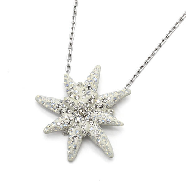 SWAROVSKI スワロフスキー ネックレス 5534887 Edelweiss アクセサリー シルバー ホワイト レディース