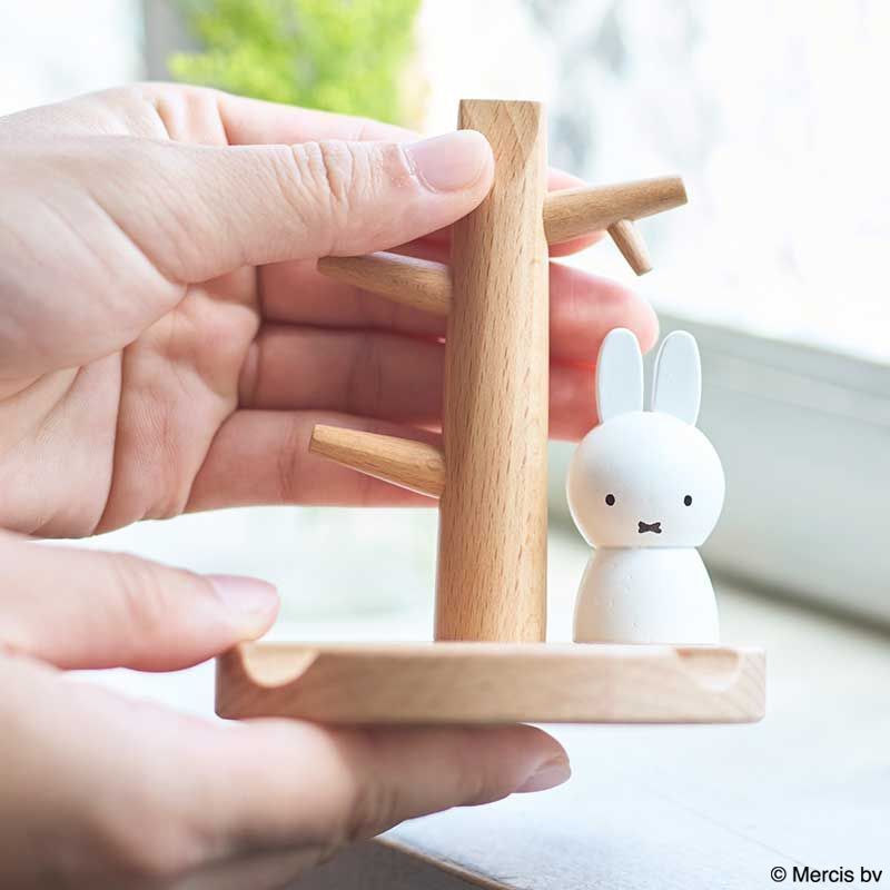 ミッフィー ドールスマートフォンスタンド | 雑貨 小物 おとな 大人 おとな女子 プチギフト 木製雑貨 誕生日プレゼント 女性 インテリア かわいい ギフト 大人かわいい ママ友 キャラクター NICHIGAN ニチガン MZ22