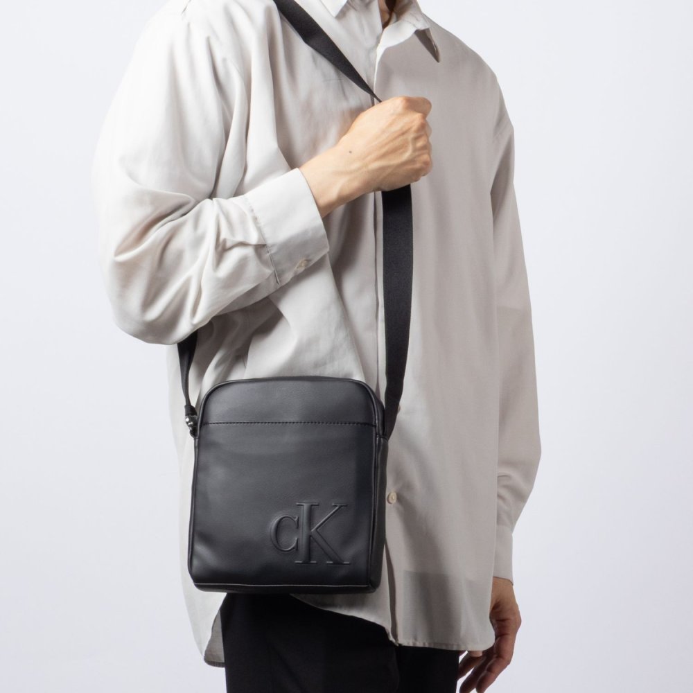 カルバンクライン Calvin Klein BOLD CK REPORTER ボールド CK リポーター LV04D3248G ショルダーバッグ メンズ バッグ