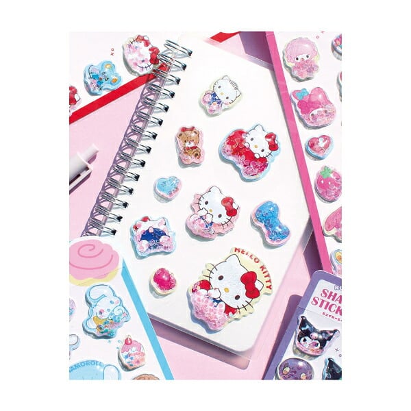 サンリオ ハローキティ シェイカーシール うもれっコ 文具 Sanrio