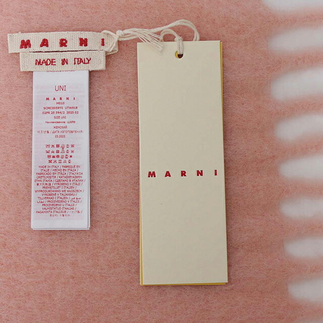 マルニ MARNI マフラー scmc0059y0-utw918-00c13 レディース PINK GUMMY マフラー