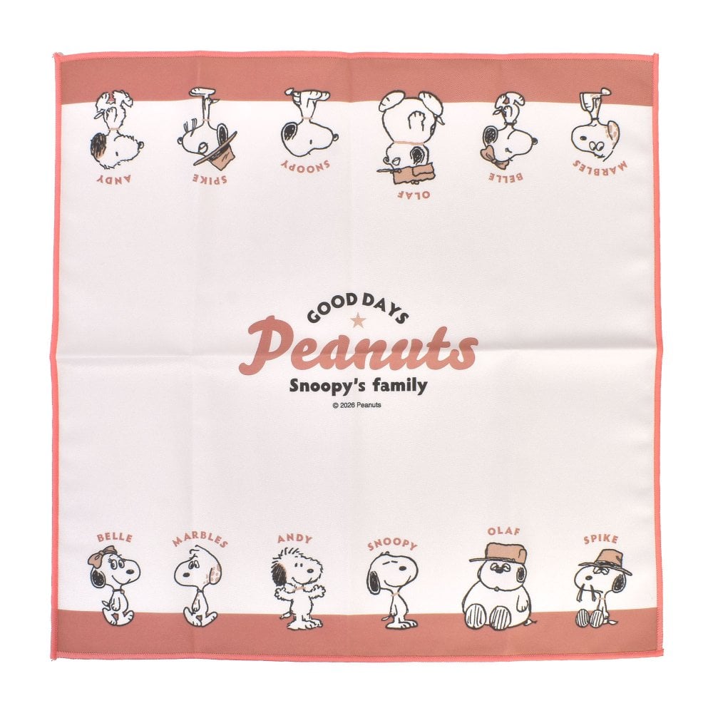 ランチクロス スヌーピー SNOOPY 45×45cm お弁当包み ランチョンマット ナフキン ランチマット 大人 子供 女子 男子 お弁当 キャラクター 正方形 かわいい おしゃれ ポリエステル シワになりにくい 小学生 中学生 高校生 弁当包み 遠足 学校 給食 新学期 入学準備 通勤 通学