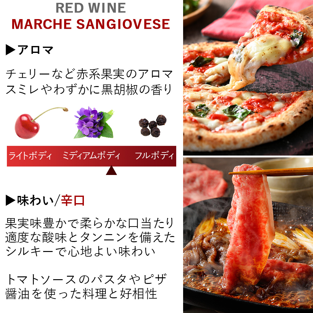お歳暮 5000円 ワイン 紅白セット【無料 熨斗包装 メッセージカード】イタリア 赤ワイン サンジョヴェーゼ 白ワイン トレッビアーノ マルケ IGT 750ml 2本 おしゃれ 記念日 内祝 女性 男性 送料無料