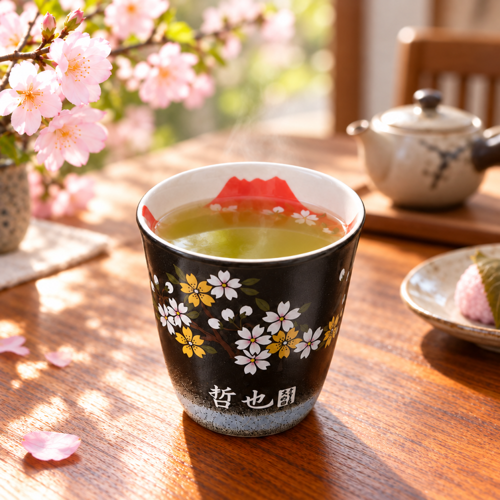 退職 異動 名入れ ギフト SXX 酒セット 日本酒 久保田 吟醸 千寿 300ml と 有田焼 赤富士 焼酎カップ コサージュ付 ギフトBOX入り / プレゼント ギフト 退職 記念 誕生日 還暦 古希 喜寿 傘寿 米寿 緑寿 早寿 長寿 祝い 陶器カップ 赤 黒 選べるカラー