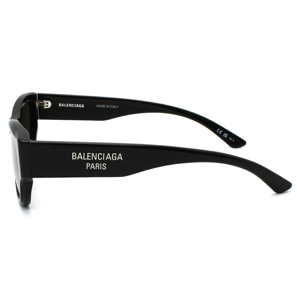 バレンシアガ BALENCIAGA サングラス アジアンフィット UVカット アイウェア キャットアイ フォックス BB0389SK-001 メンズ レディース ユニセックス ブラック+グレー 国内正規品