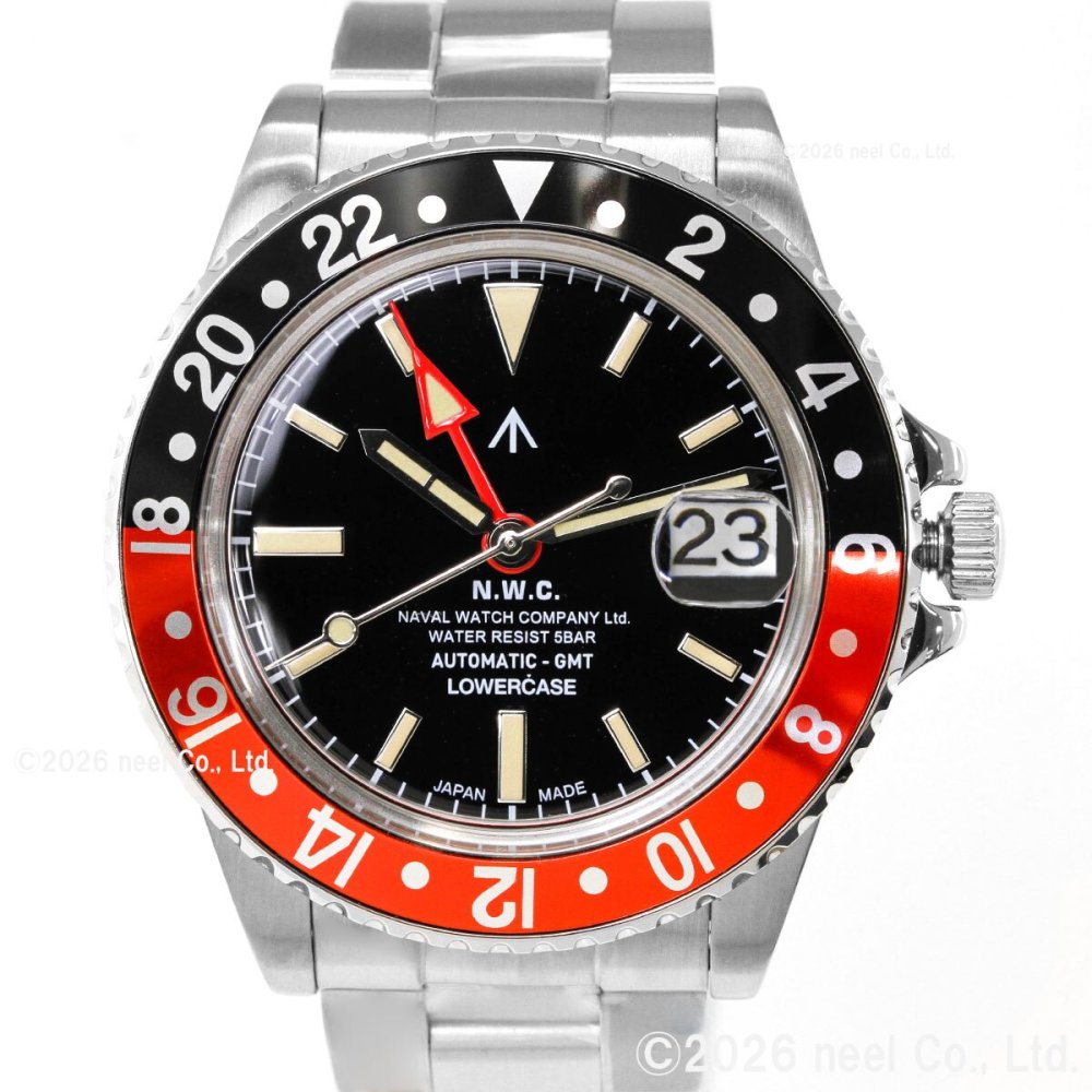 ナバルウォッチ NAVAL WATCH Produced By LOWERCASE ローワーケース FRXD004 腕時計 メンズ 自動巻き GMT
