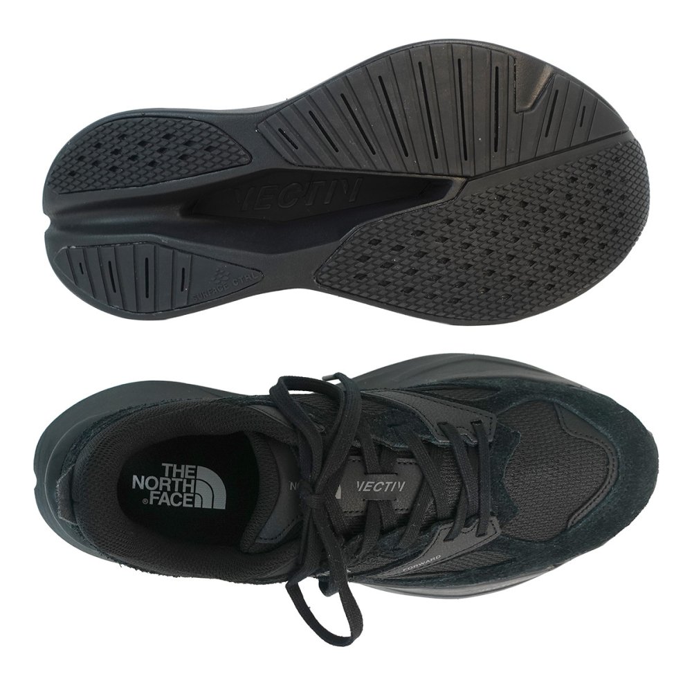 ノースフェイス THE NORTH FACE メンズ レディース スニーカー ベクティブ フォワード LS NF52648 KK TNFブラック×TNFブラック VECTIV FORWARD LS