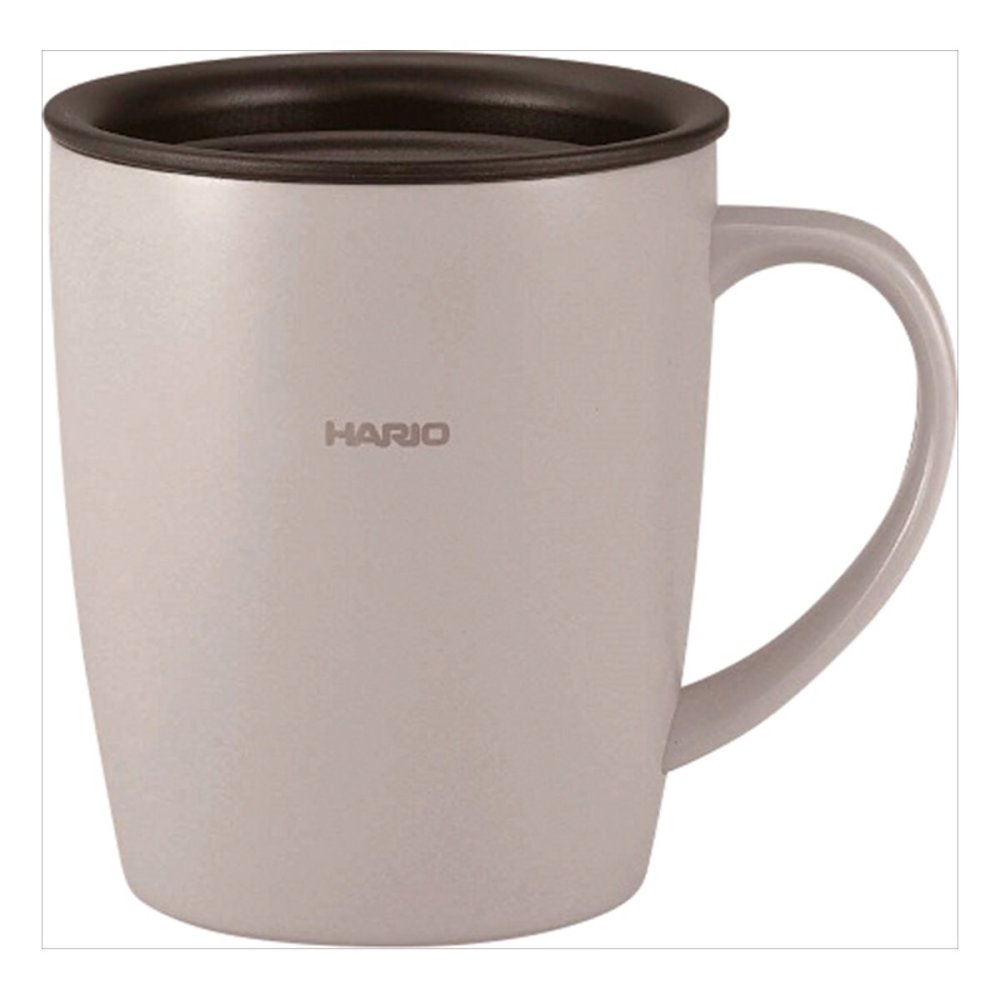 ハリオ フタ付き保温マグ 300mL ブラック マグカップ 真空断熱 二重構造 保温保冷 カップ【北海道・沖縄県・離島 配送不可】