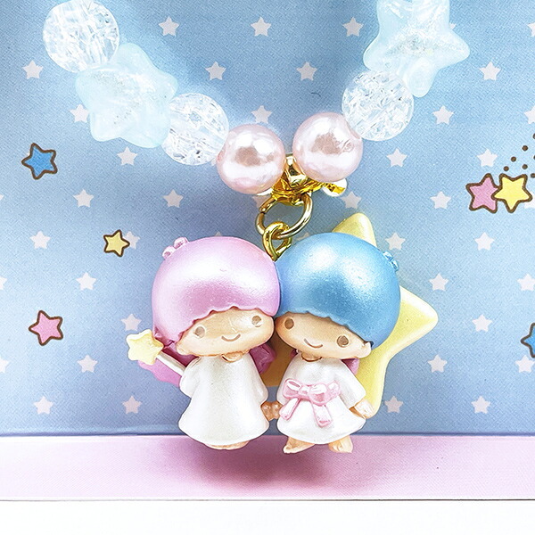 サンリオ キキララ フォンストラップ パープル キーホルダー スマホ用品 Sanrio