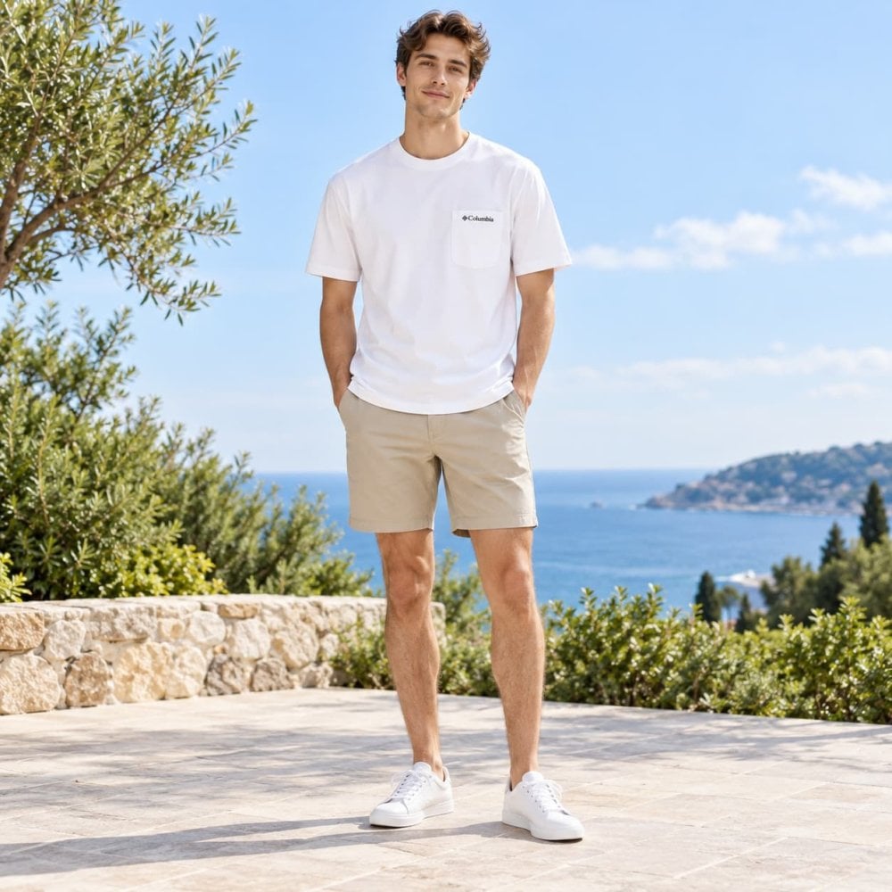 Columbia コロンビア Tシャツ 半袖 カットソー ヤングストリート アウトドア 普段使い 使いやすい メンズ レディース  ギフト プレゼント ブラック pm0642
