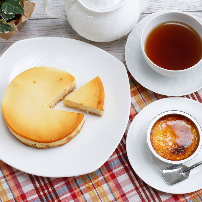乳蔵 北海道ベイクドチーズケーキ・あいすプリン (440192) [お中元][お歳暮] ※送料無料(北海道・沖縄・離島への配送不可)