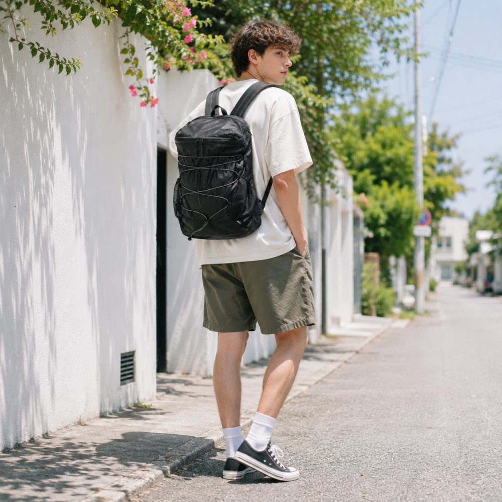 snowpeak Active Field Light Backpack リュック 大容量 リュックサック 通勤 通学 普段使い レディース メンズ ギフト プレゼント ブラック ac25su412