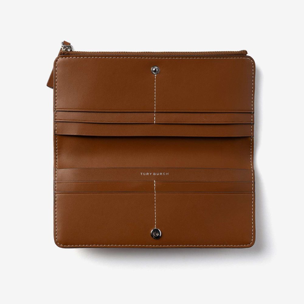 トリーバーチ TORY BURCH Basketweave Small Slim Envelope Wallet バスケットウィーブ スモール スリム エンベロープ ウォレット 175894 長財布 レディース 財布 小物