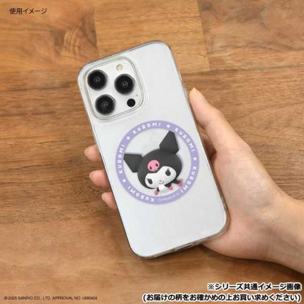 サンリオ MagSafe対応 メタルステッカー マイメロディ キャラクター グッズ スマホアクセサリー 磁石 貼り付け 強化 互換性向上 マグネット ワイヤレス充電 マグセーフ サンリオ正規ライセンス品