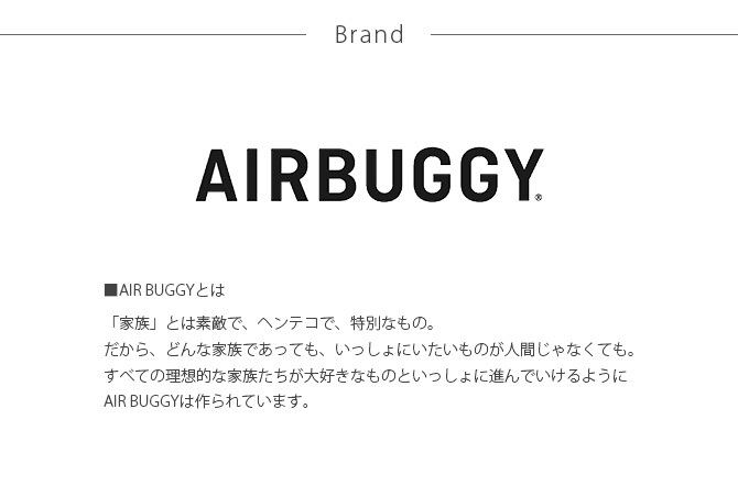 AIR BUGGY エアバギー バーカバー　シングル用　ブラック