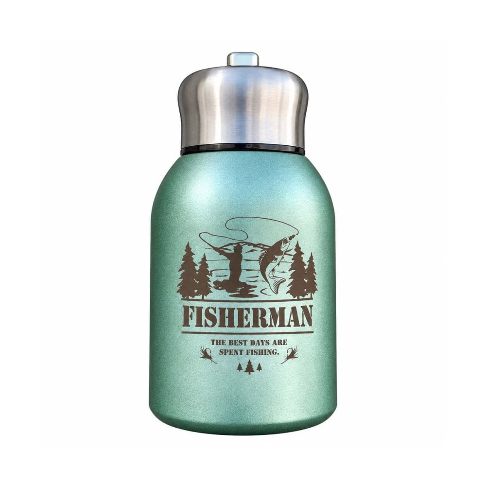 【送料込】釣り・フィッシング デザイン＆名入れ対応・リング付きボトル 300ml