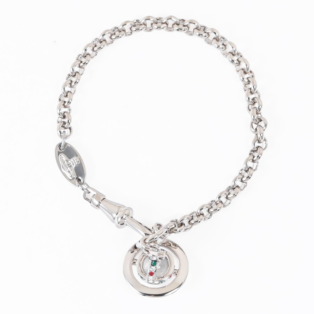ヴィヴィアンウエストウッド Vivienne Westwood ブレスレット バングル NEW PETITE ORB レディース シルバー 6102005702P019 CN ジュエリー 送別会 誕生日 結婚祝い 結婚式 彼氏 息子 夫 男性 高級 父の日 母の日【スペシャルラッピング660円(別売り)】 即日発送 彼氏 財布 バレンタイン