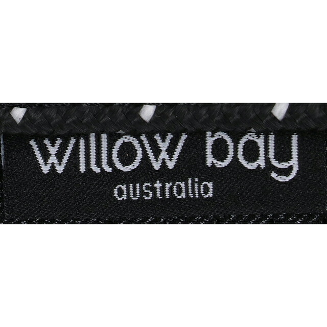 ウィローベイ ショルダーバッグ レディース ブランド WILLOWBAY ブティックタイニー マザーズバッグ  2WAY BLACK DENIM