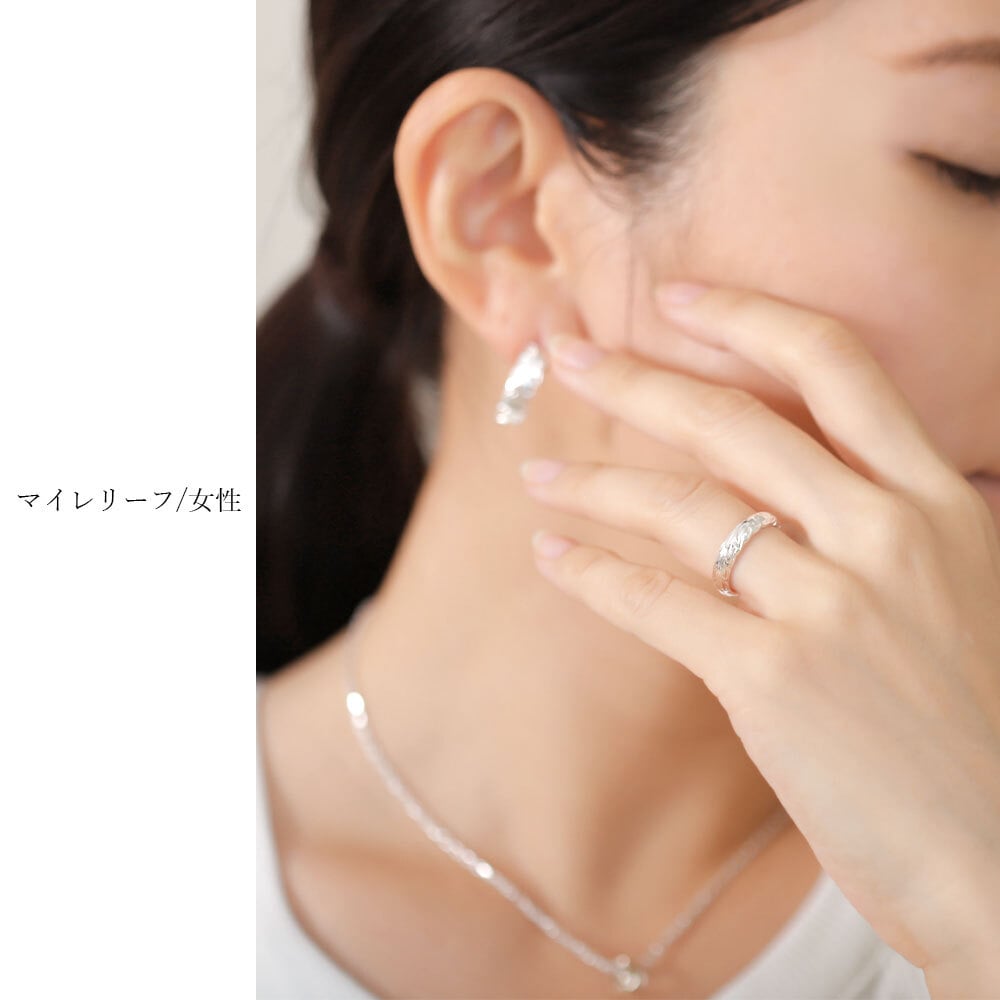 ハワイアンジュエリー リング 刻印 無料 誕生石入れ可 1号～29号 幅約3.5mm マイレリーフ シルバー925 ギフト対応可 指輪 ピンキーリング 大きいサイズ 小さいサイズ 彼女 妻 女性 レディース プレゼント ハロウィン 【品番：SR401】