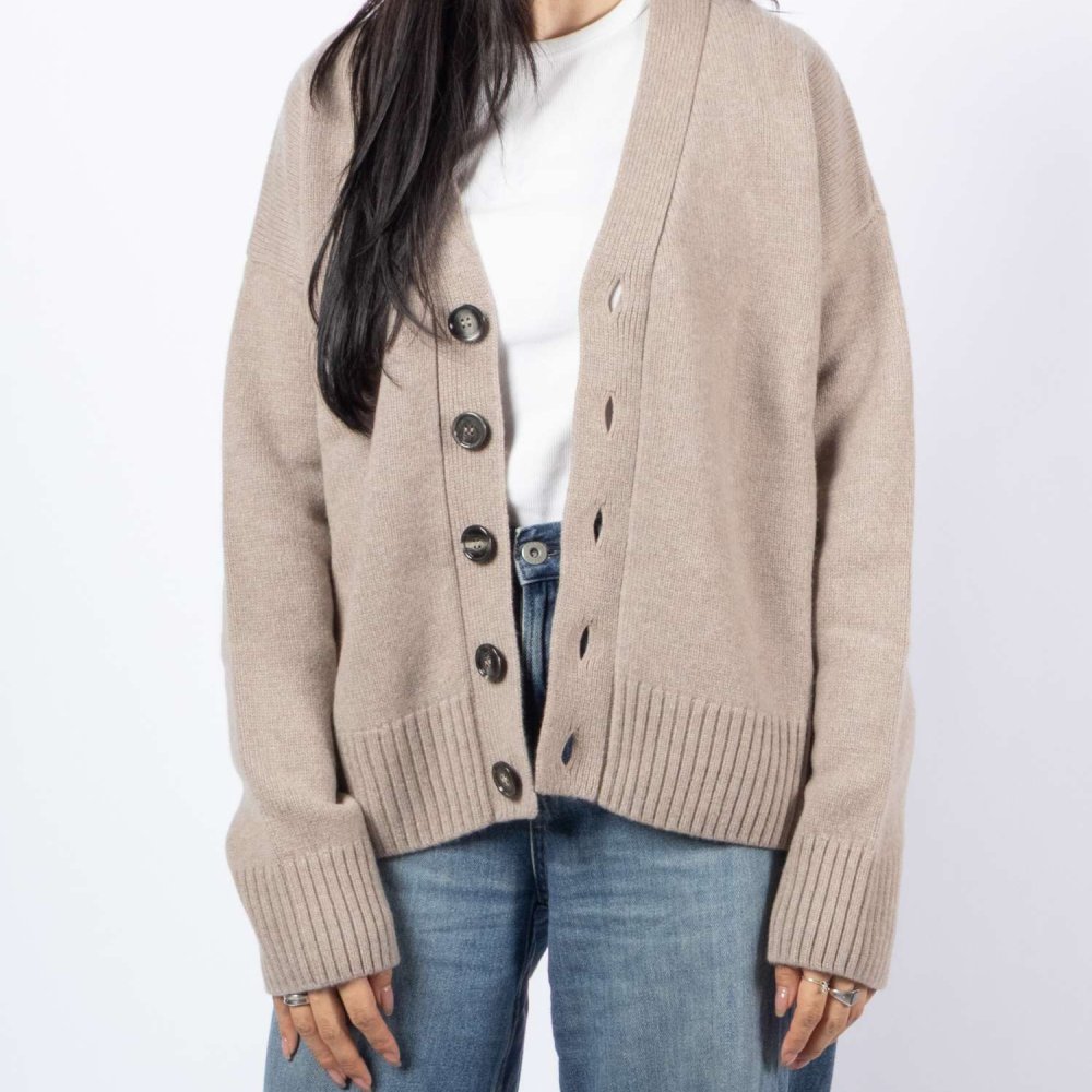 アミ パリス AMI PARIS MATIS WOOL CASHMERE CARDIGAN マティス ウール カシミヤ カーディガン UKC110.KN0028 レディース トップス