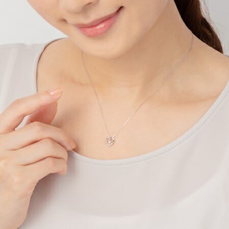 【無料ラッピング】  カナルヨンドシー Canal 4℃ ネックレス K10 ホワイトゴールド ネックレス ダイヤモンド レディース ブランド 正規品 新品 ギフト プレゼント 人気 おすすめ 誕生日 記念日 クリスマス 送料無料