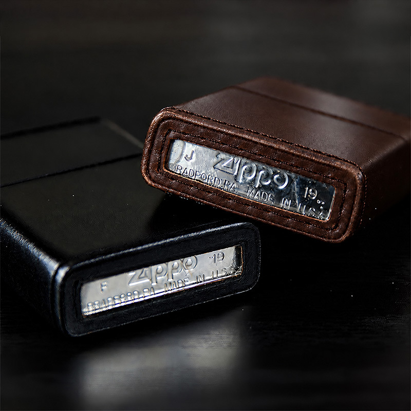 zippo 名入れ ライター コードバン 革巻き ジッポ オイル 喫煙具 ジッポー 彼氏 名前入り ネーム 刻印 ギフト メッセージ おしゃれ 高級cordovan 革 プレゼント 誕生日 記念 父の日 男性 女性 定年 退職 卒業