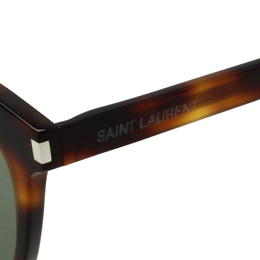 サンローラン Saint Laurent サングラス グローバルフィット UVカット ウェリントン アイウェア SL 28 SLIM-003 メンズ レディース ユニセックス ハバナ+グリーン 国内正規品