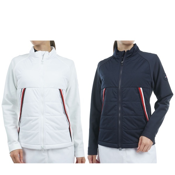 トミーヒルフィガー ゴルフ レディース  パテッド ハイブリッドジャケット TOMMY HILFIGER GOLF THLA477 秋冬モデル お誕生日祝い お祝い 記念品 30代 40代 50代 60代 母の日 お母さん 還暦祝い 敬老の日 彼女 人気プレゼント プレゼント