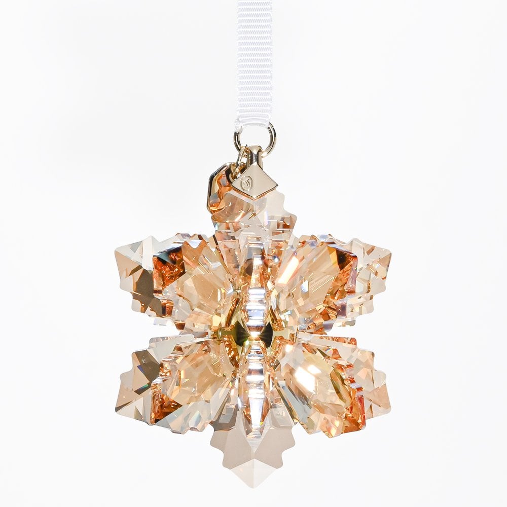 スワロフスキー SWAROVSKI オーナメント Annual Edition Festive 3D スノーフレーク クリスマスオーナメント ゴールド 5731942 インテリア オブジェ 置物 母の日 即日発送【スペシャルラッピング660円(別売り)】 成人祝い