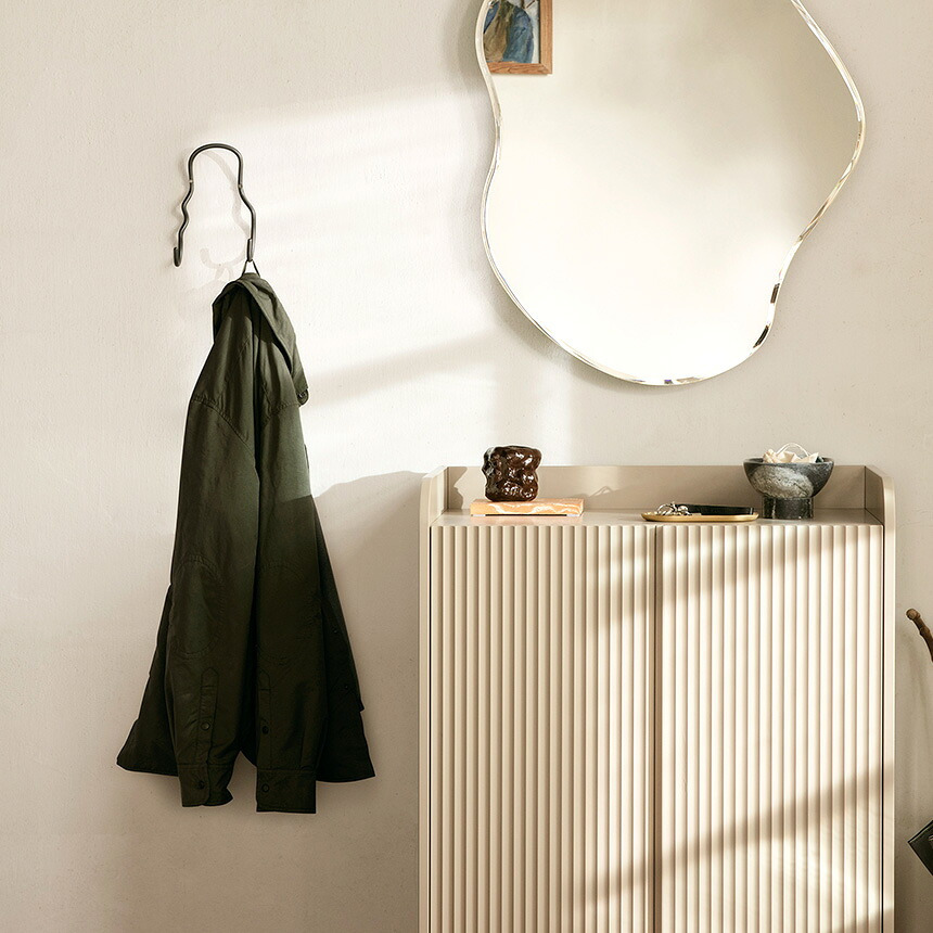 ferm LIVING ファームリビング ウォールハンガー Curvature ダブルフック ウォールハンガー壁掛け フック 北欧雑貨 おしゃれ 帽子 バッグ コート インテリア雑貨 北欧 雑貨 インテリア うねうねフック